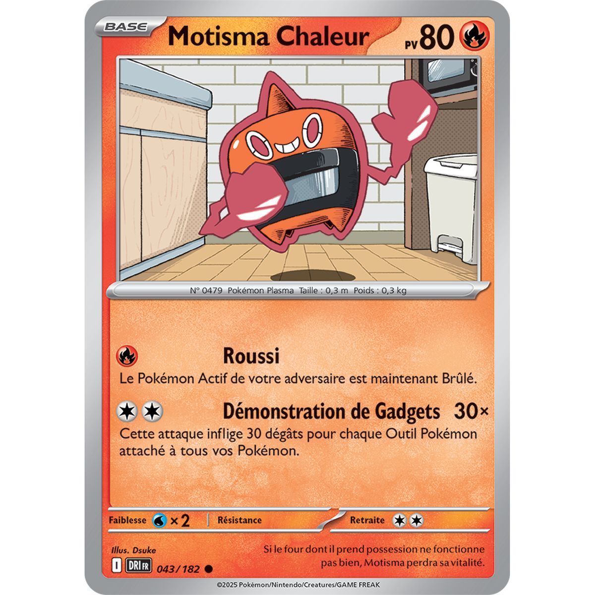 Item Motisma Chaleur - Commune 43/182 - Ecarlate et Violet 10 Rivalités Destinées