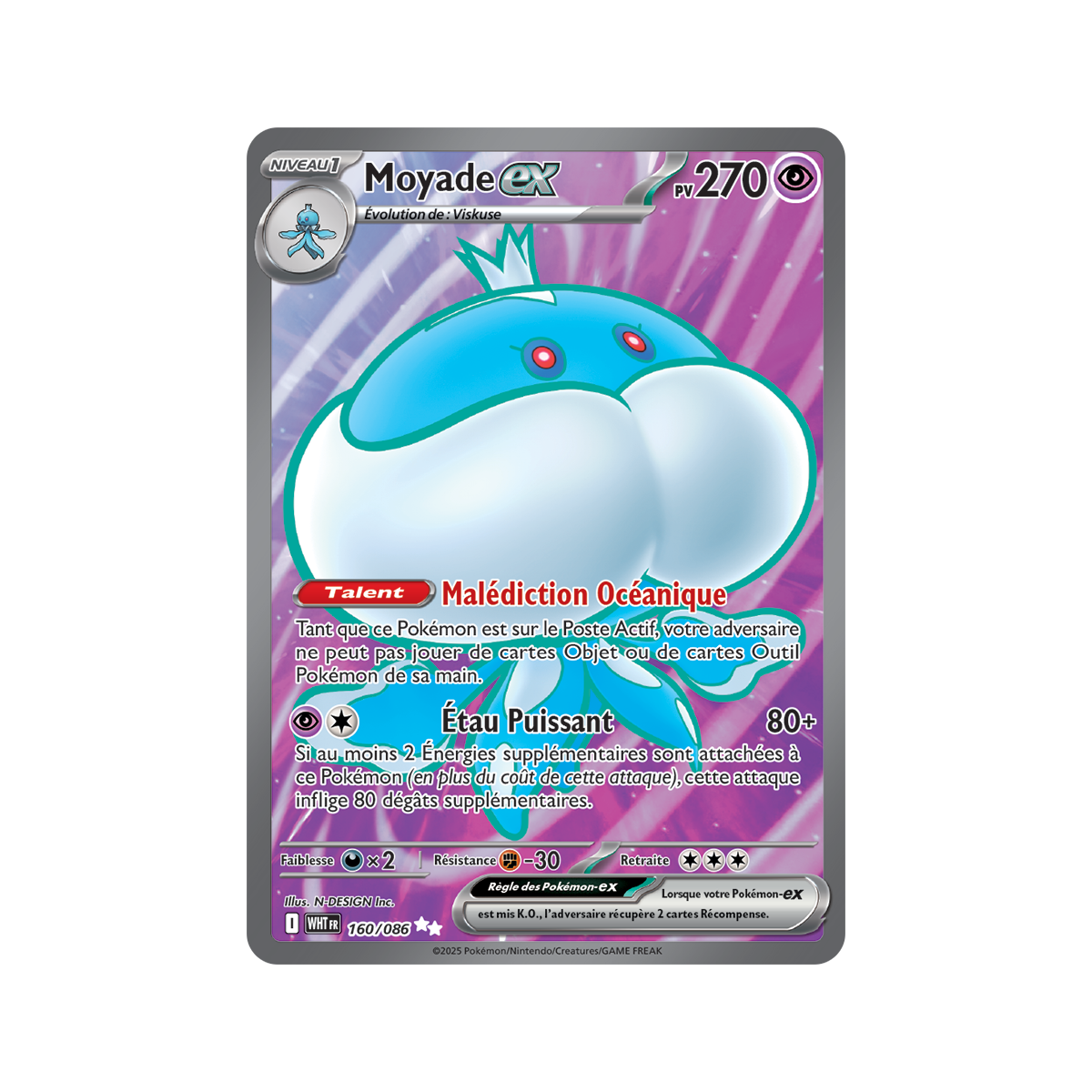 Item Moyade-ex - Ultra Rare 160/86 - Ecarlate et Violet 10.5 Flamme Blanche