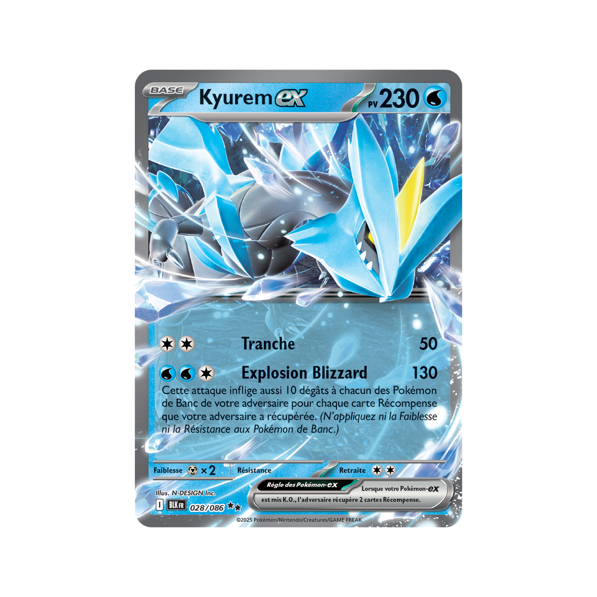 Item Kyurem-ex - Double Rare 28/86 - Ecarlate et Violet 10.5 Foudre Noire