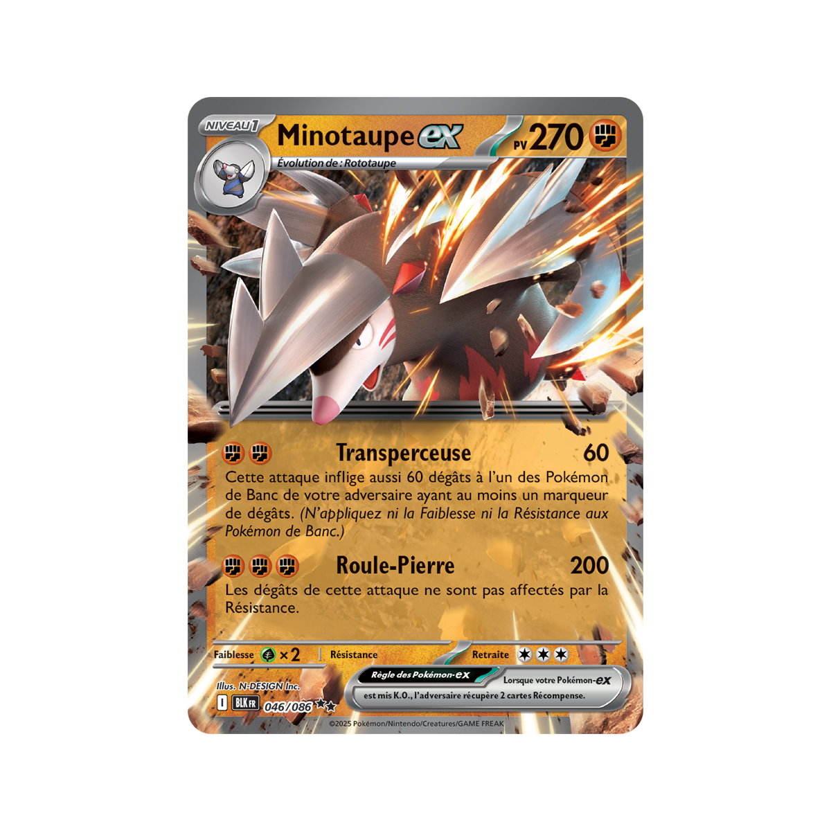 Item Minotaupe-ex - Double Rare 46/86 - Ecarlate et Violet 10.5 Foudre Noire