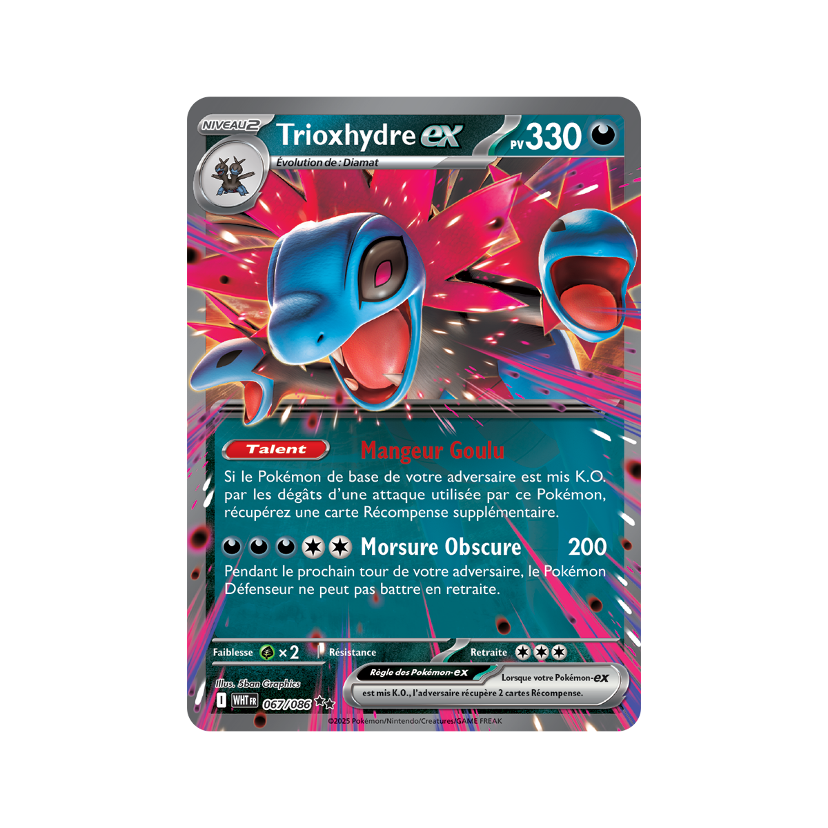 Item Trioxhydre-ex - Double Rare 67/86 - Ecarlate et Violet 10.5 Flamme Blanche