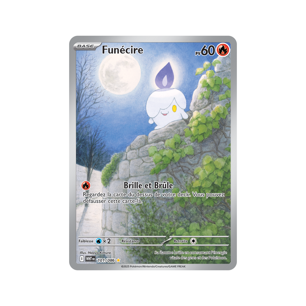 Item Funécire - Illustration Rare 101/86 - Ecarlate et Violet 10.5 Flamme Blanche