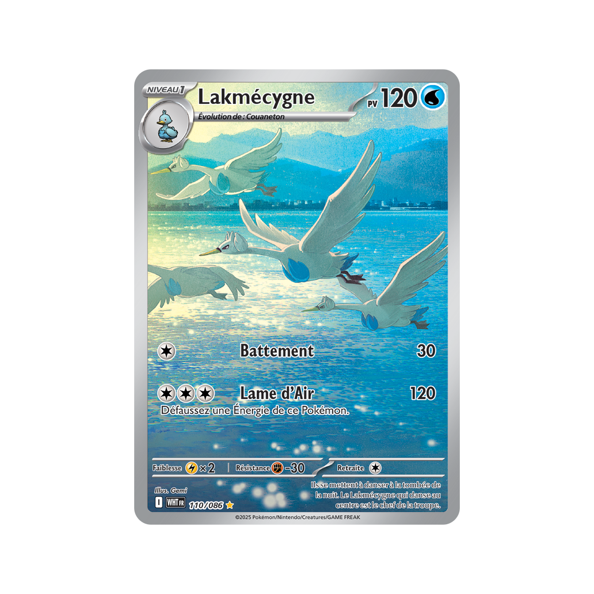 Item Lakmécygne - Illustration Rare 110/86 - Ecarlate et Violet 10.5 Flamme Blanche