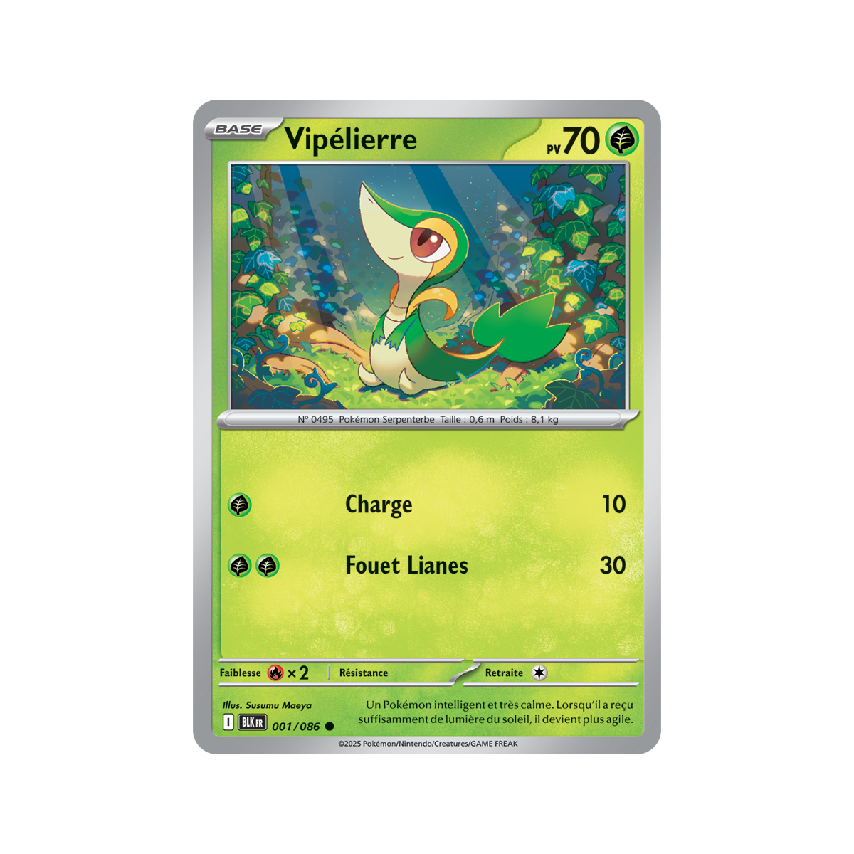 Item Vipélierre - Reverse Pokéball 1/86 - Ecarlate et Violet 10.5 Foudre Noire