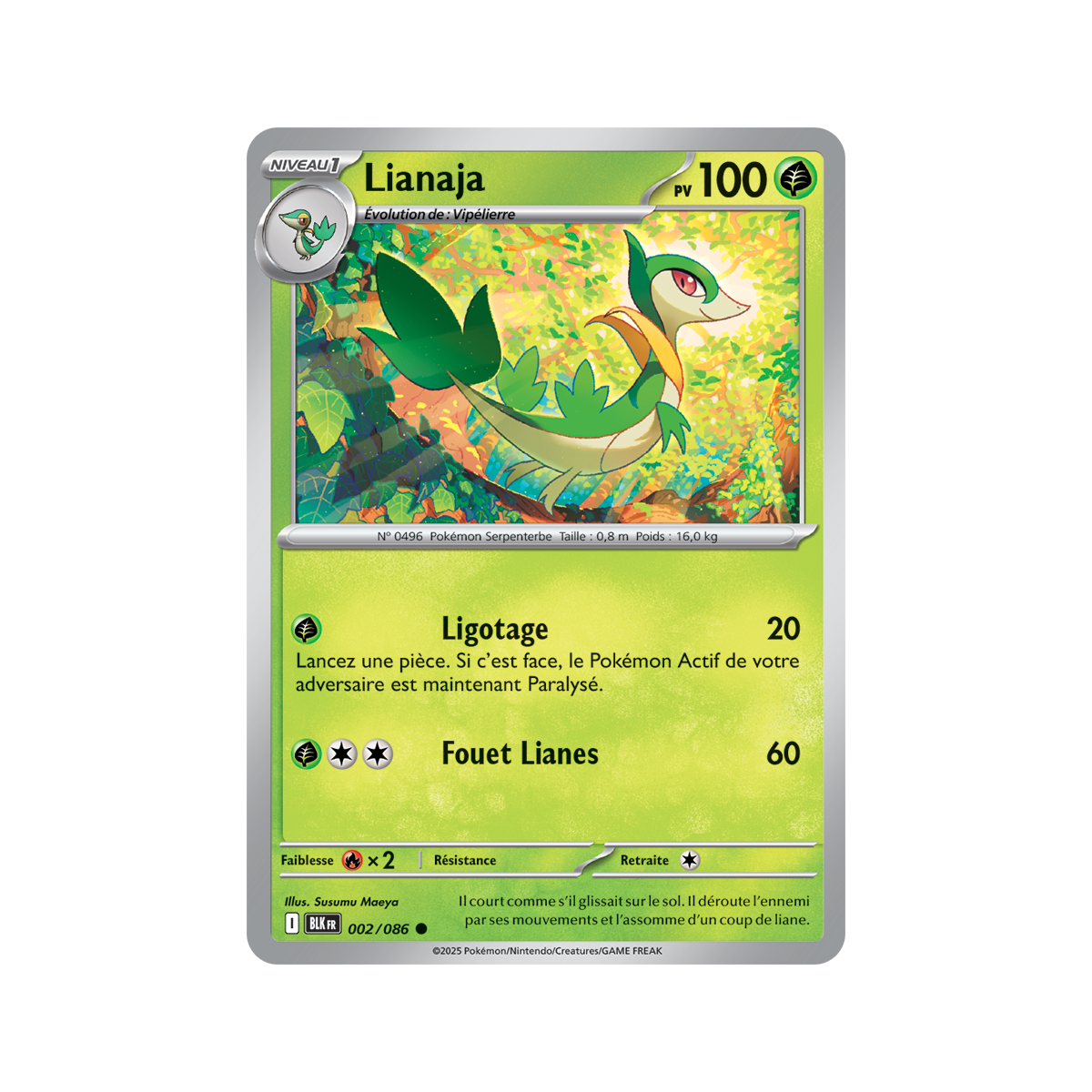 Item Lianaja - Reverse Pokéball 2/86 - Ecarlate et Violet 10.5 Foudre Noire