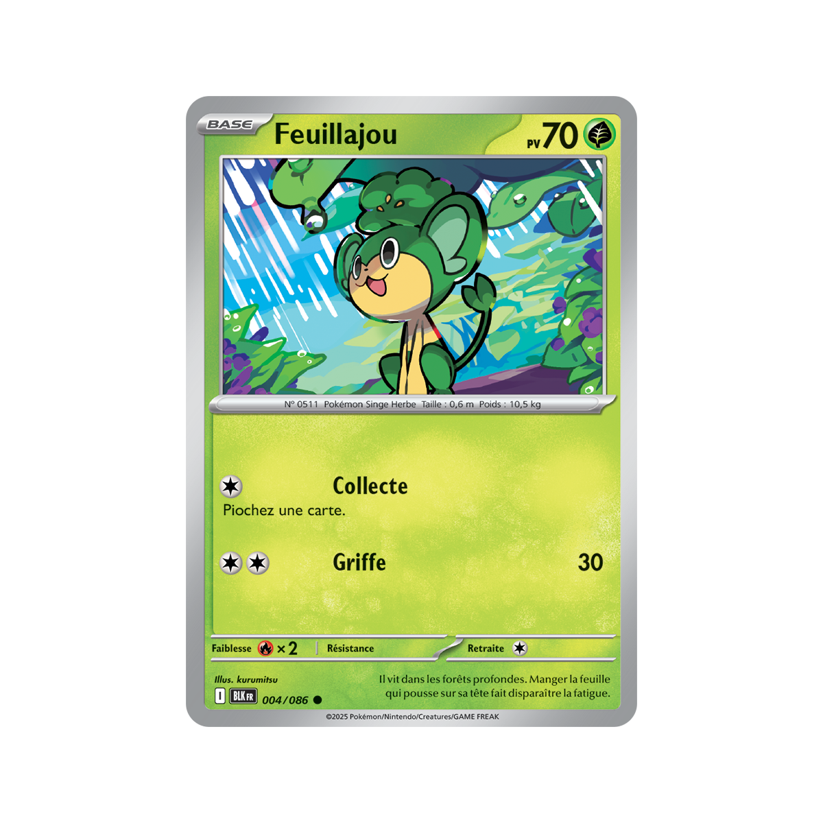 Item Feuillajou - Reverse Pokéball 4/86 - Ecarlate et Violet 10.5 Foudre Noire