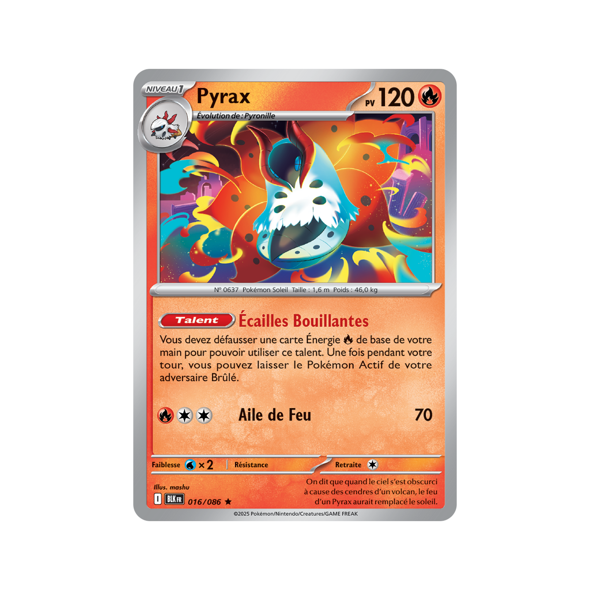 Item Pyrax - Reverse Pokéball 16/86 - Ecarlate et Violet 10.5 Foudre Noire