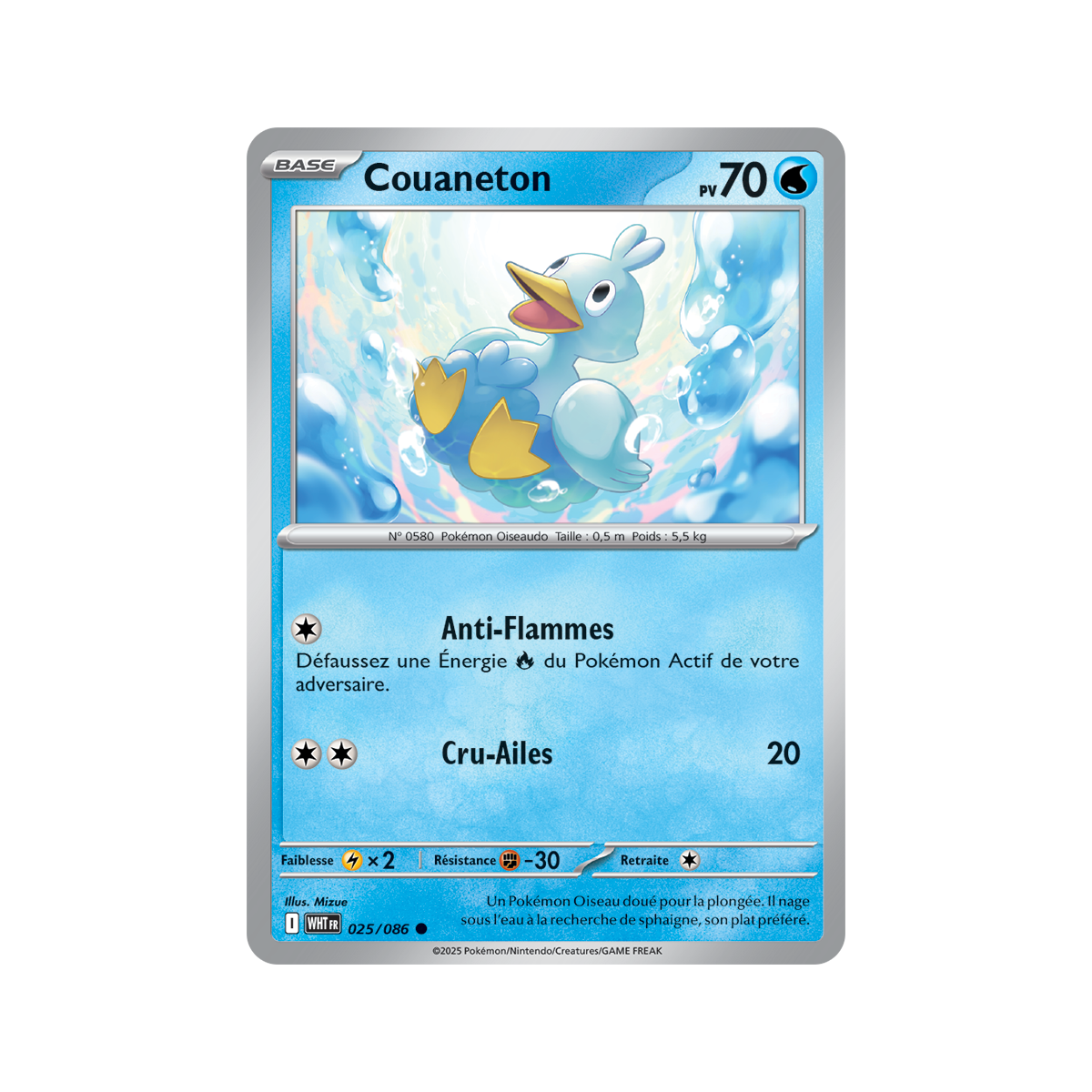 Item Couaneton - Reverse Pokéball 25/86 - Ecarlate et Violet 10.5 Flamme Blanche