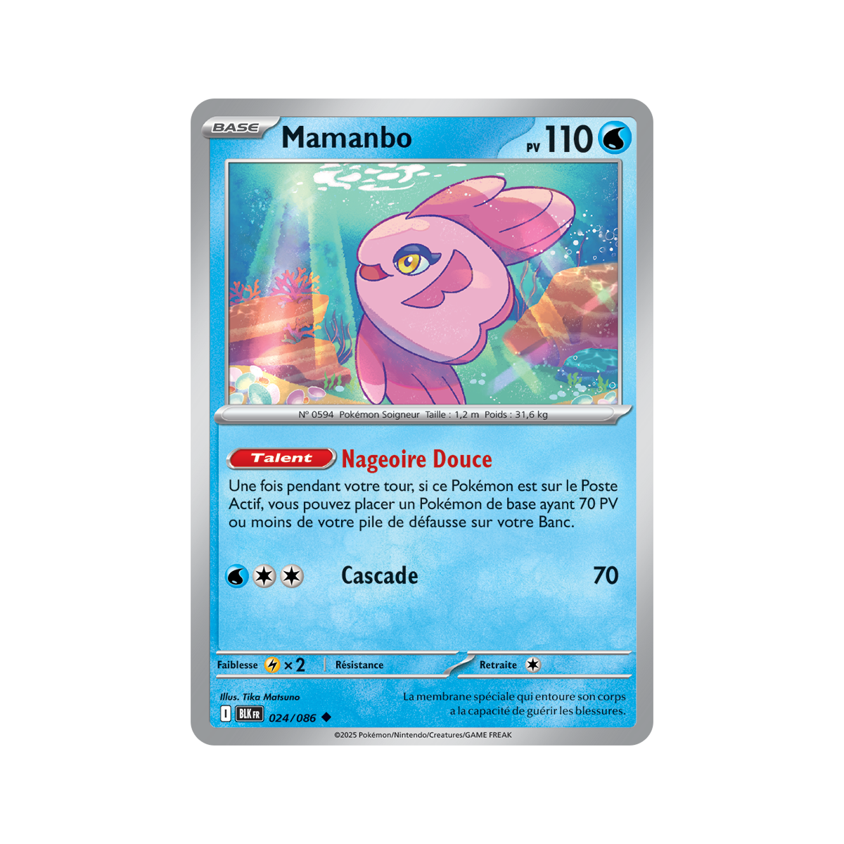 Item Mamanbo - Reverse Pokéball 24/86 - Ecarlate et Violet 10.5 Foudre Noire