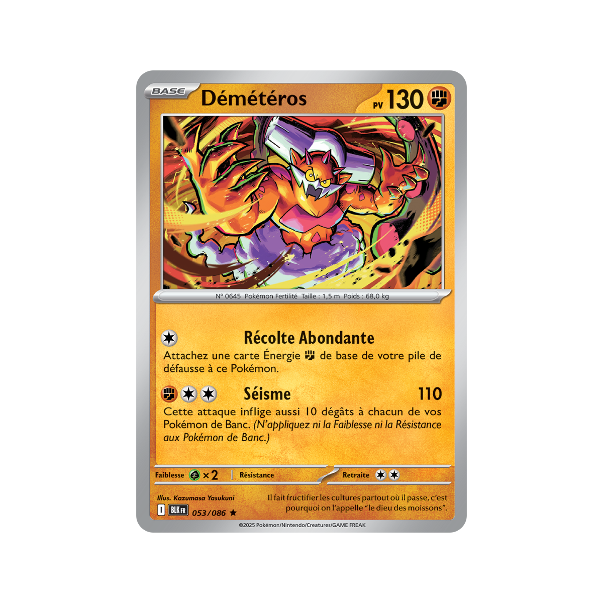 Item Démétéros - Reverse Pokéball 53/86 - Ecarlate et Violet 10.5 Foudre Noire