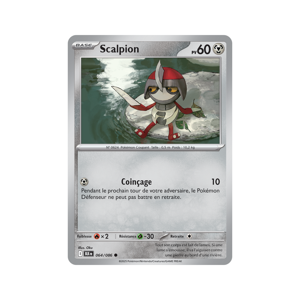 Item Scalpion - Reverse Pokéball 64/86 - Ecarlate et Violet 10.5 Foudre Noire