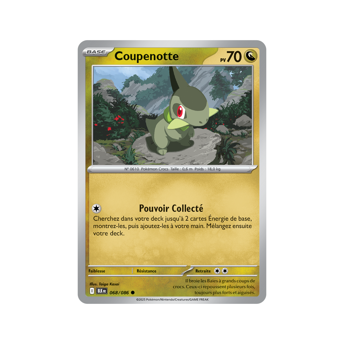 Item Coupenotte - Reverse Pokéball 68/86 - Ecarlate et Violet 10.5 Foudre Noire