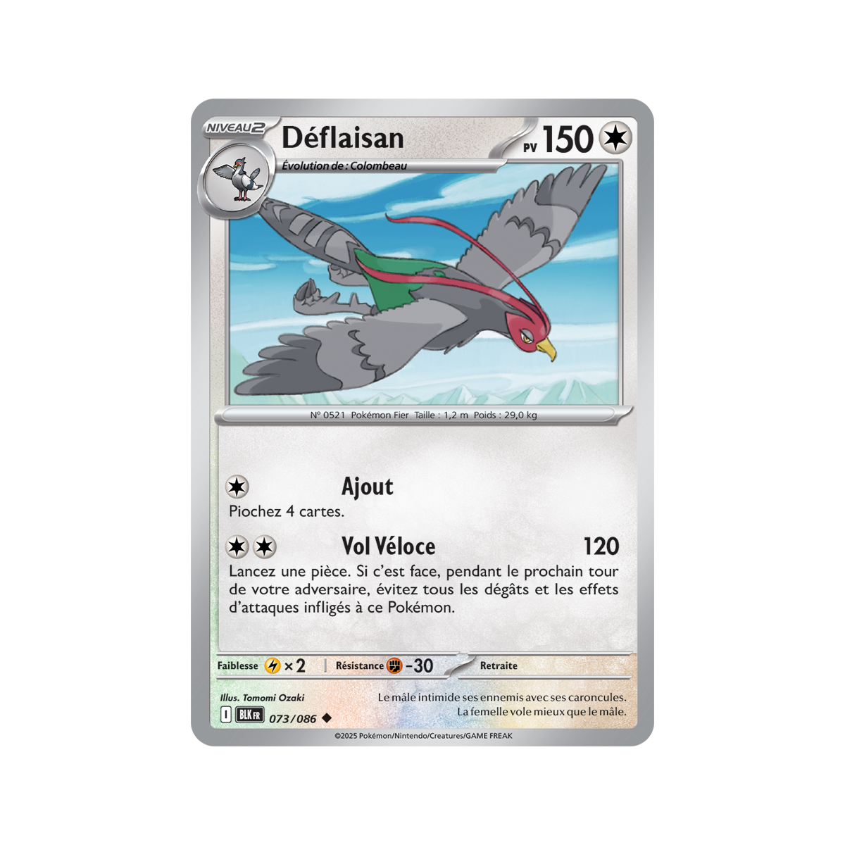Item Déflaisan - Reverse Pokéball 73/86 - Ecarlate et Violet 10.5 Foudre Noire