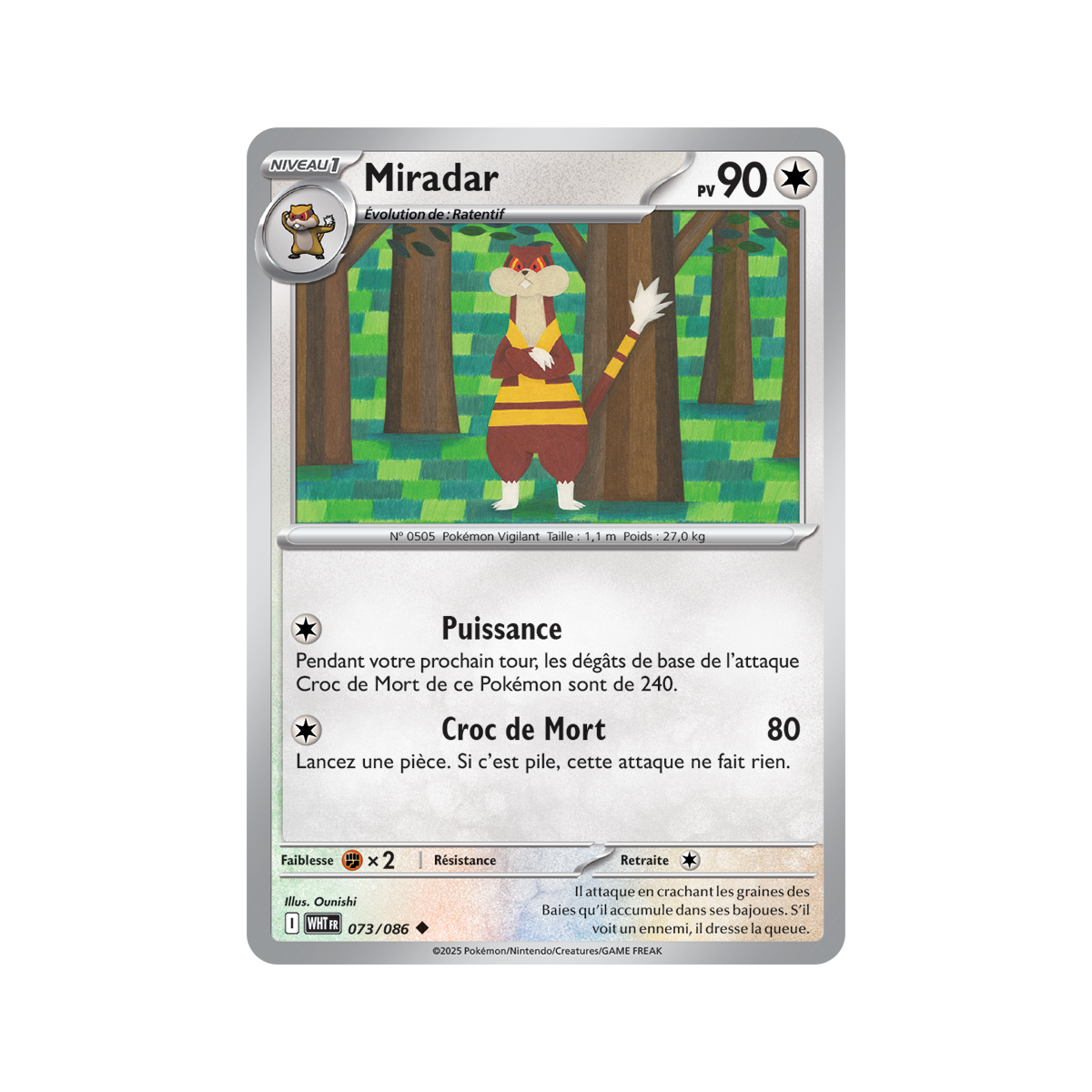 Item Miradar - Reverse 73/86 - Ecarlate et Violet 10.5 Flamme Blanche