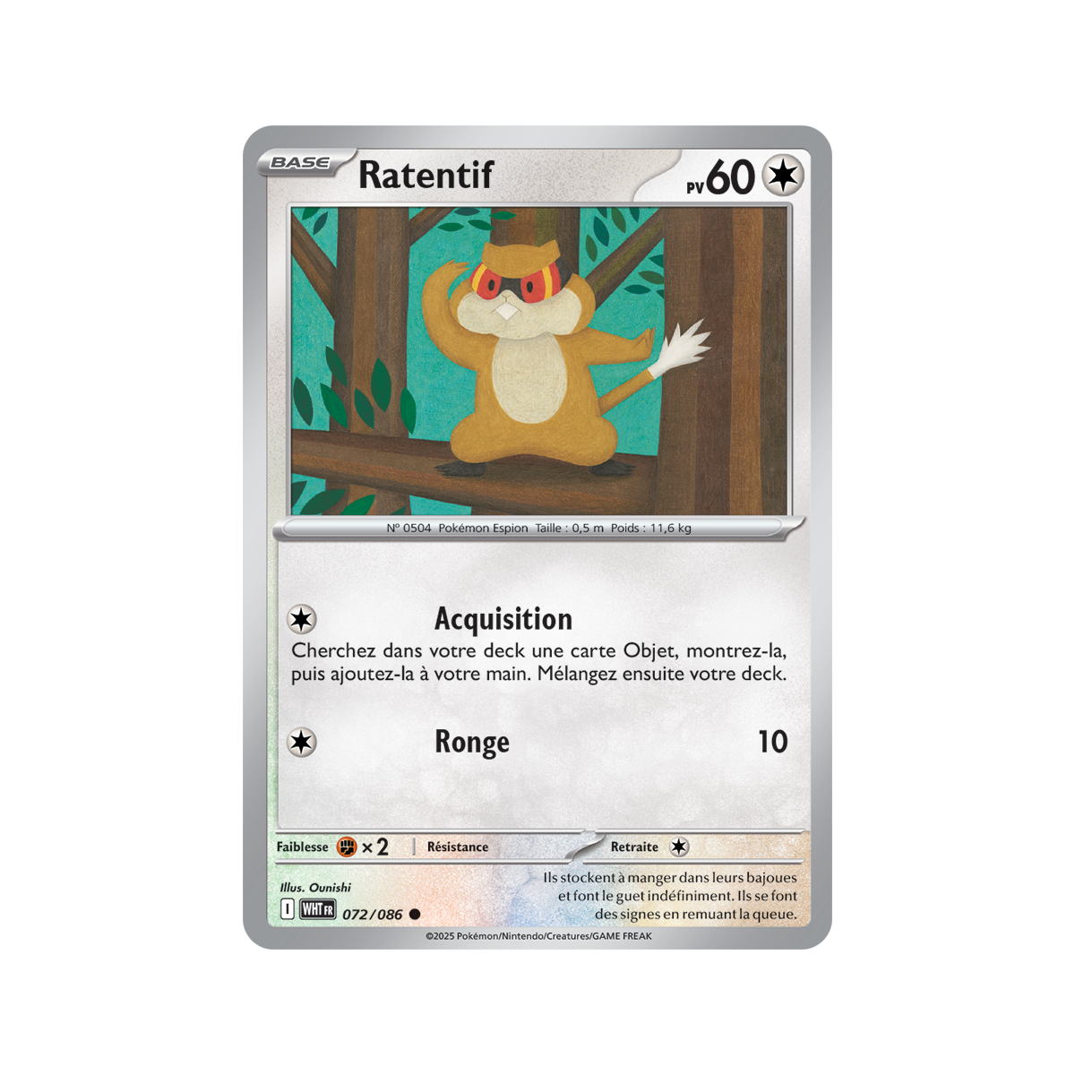 Item Ratentif - Reverse 72/86 - Ecarlate et Violet 10.5 Flamme Blanche