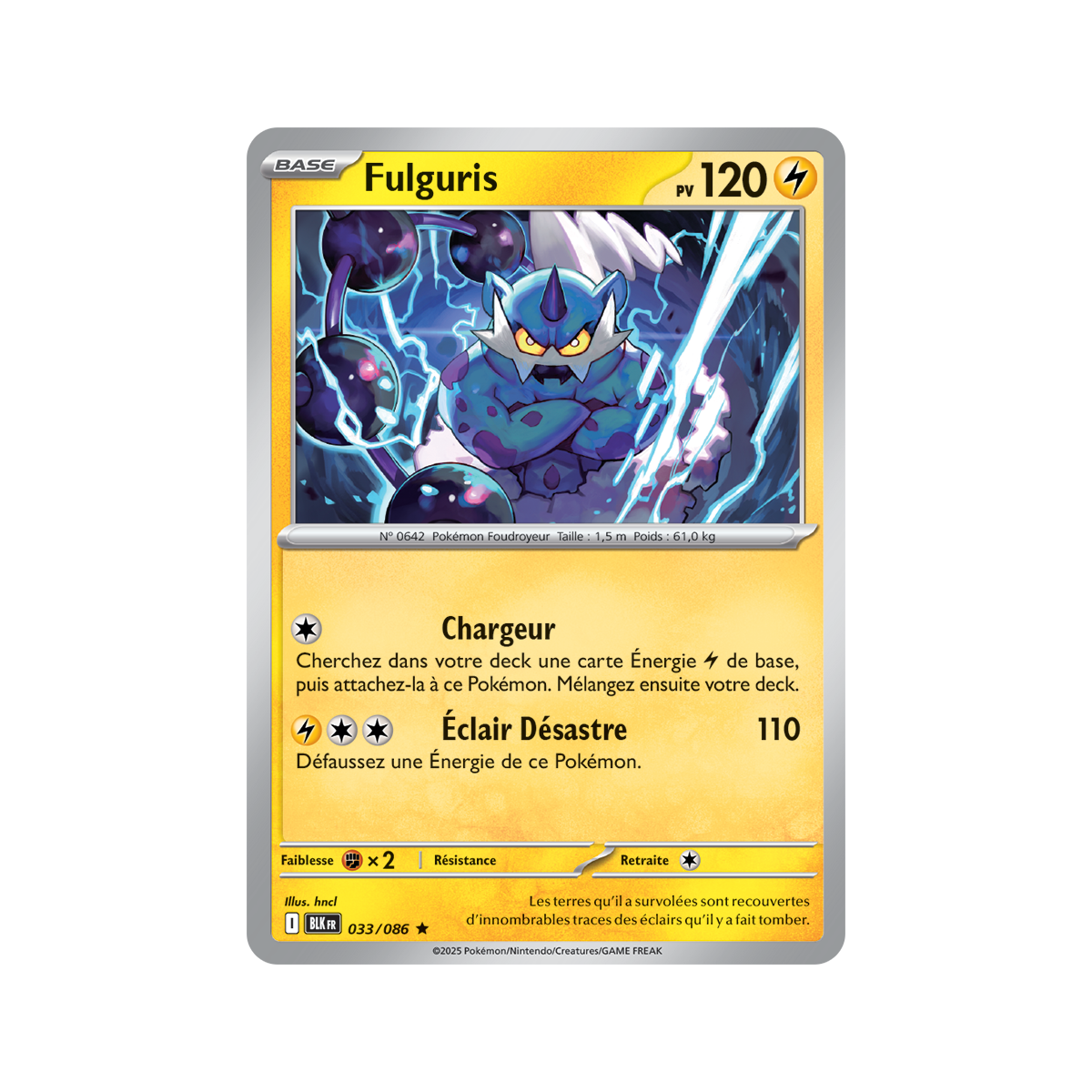 Fulguris - Holo Rare 33/86 - Ecarlate et Violet 10.5 Foudre Noire