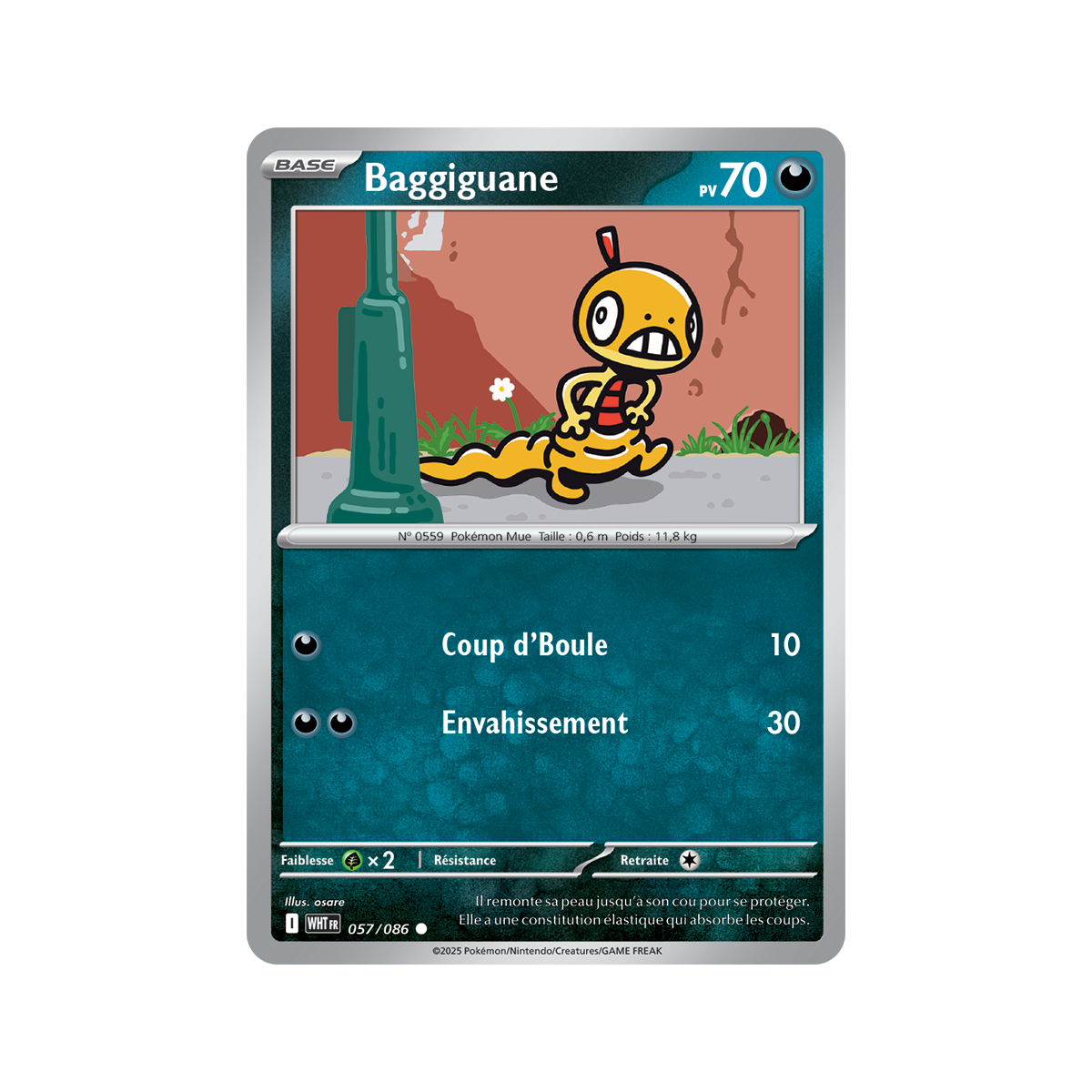 Item Baggiguane - Reverse Pokéball 57/86 - Ecarlate et Violet 10.5 Flamme Blanche