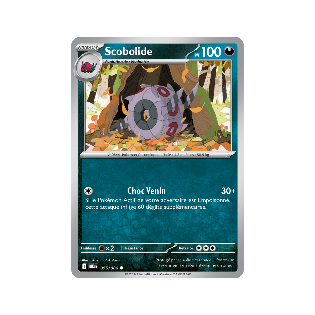 Item Scobolide - Reverse Pokéball 55/86 - Ecarlate et Violet 10.5 Foudre Noire