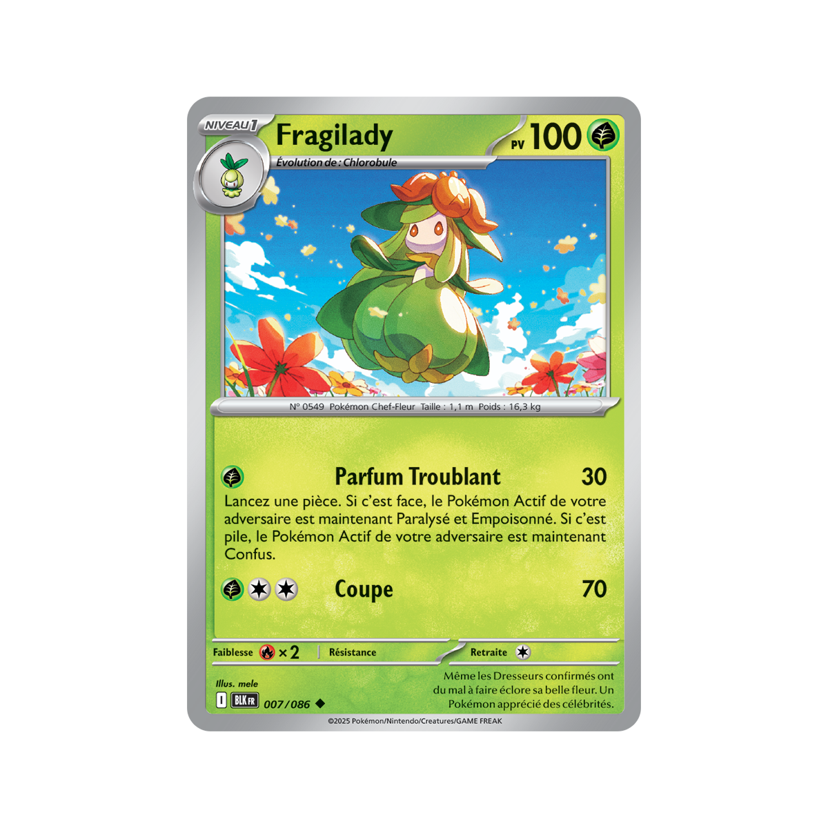 Item Fragilady - Reverse Pokéball 7/86 - Ecarlate et Violet 10.5 Foudre Noire