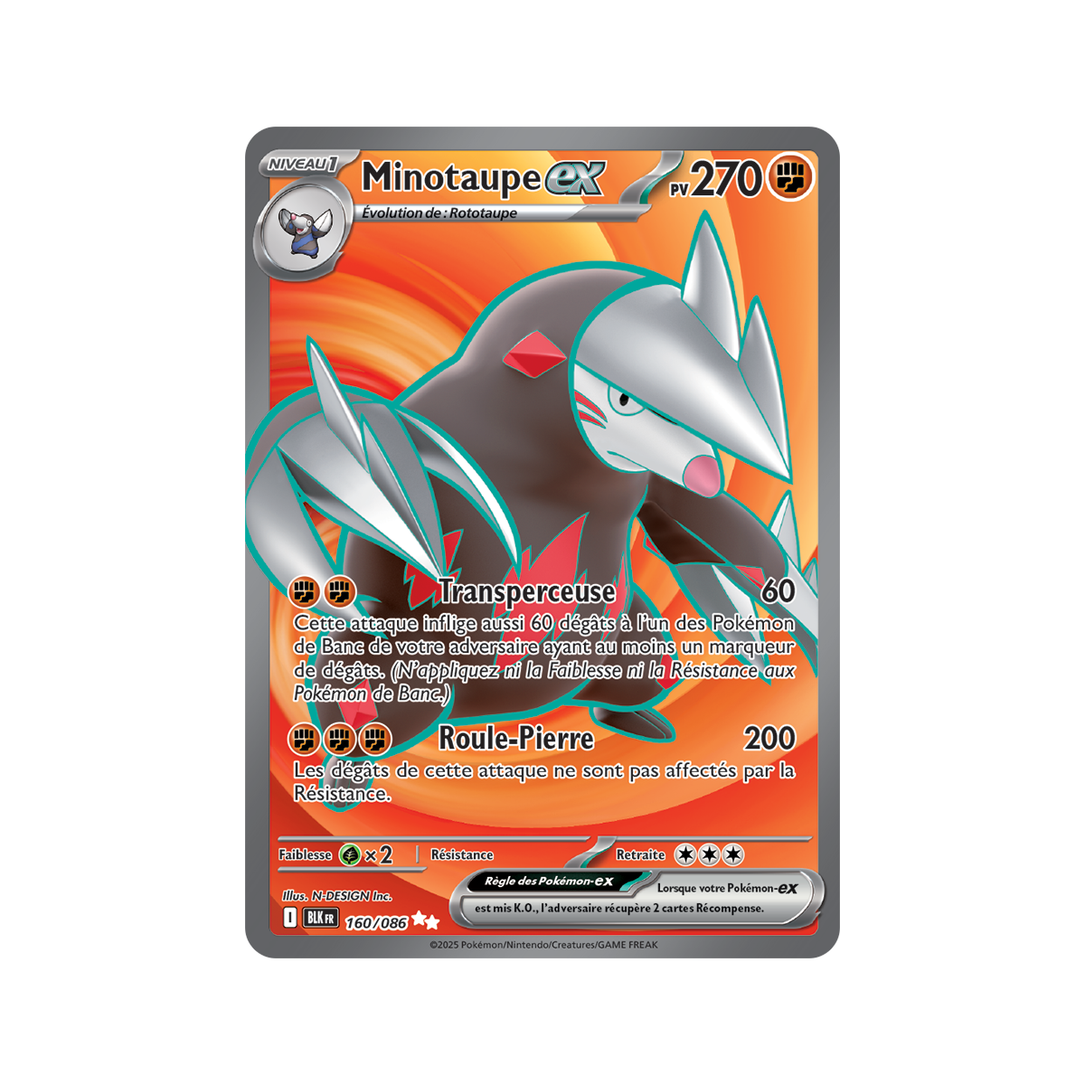Item Minotaupe-ex - Ultra Rare 160/86 - Ecarlate et Violet 10.5 Foudre Noire