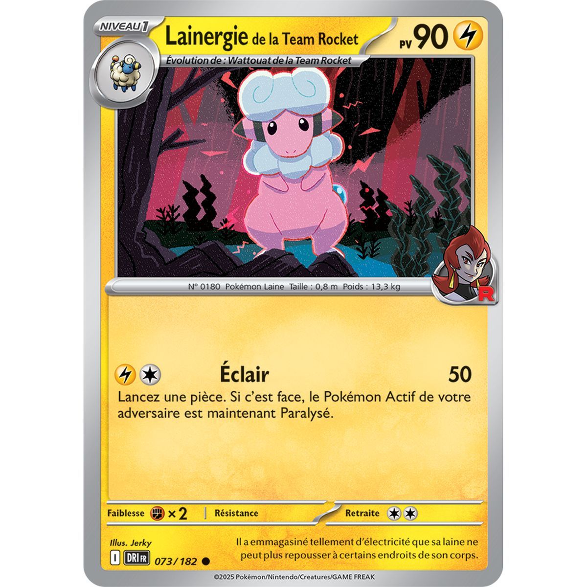 Item Lainergie de la Team Rocket - Commune 73/182 - Ecarlate et Violet 10 Rivalités Destinées