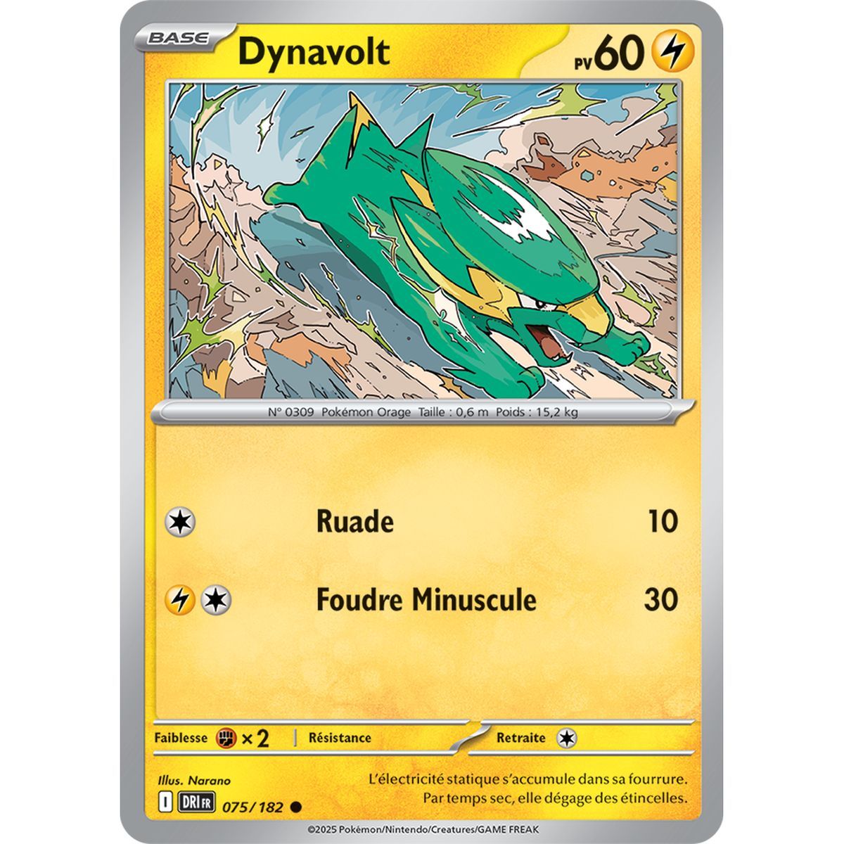 Item Dynavolt - Commune 75/182 - Ecarlate et Violet 10 Rivalités Destinées