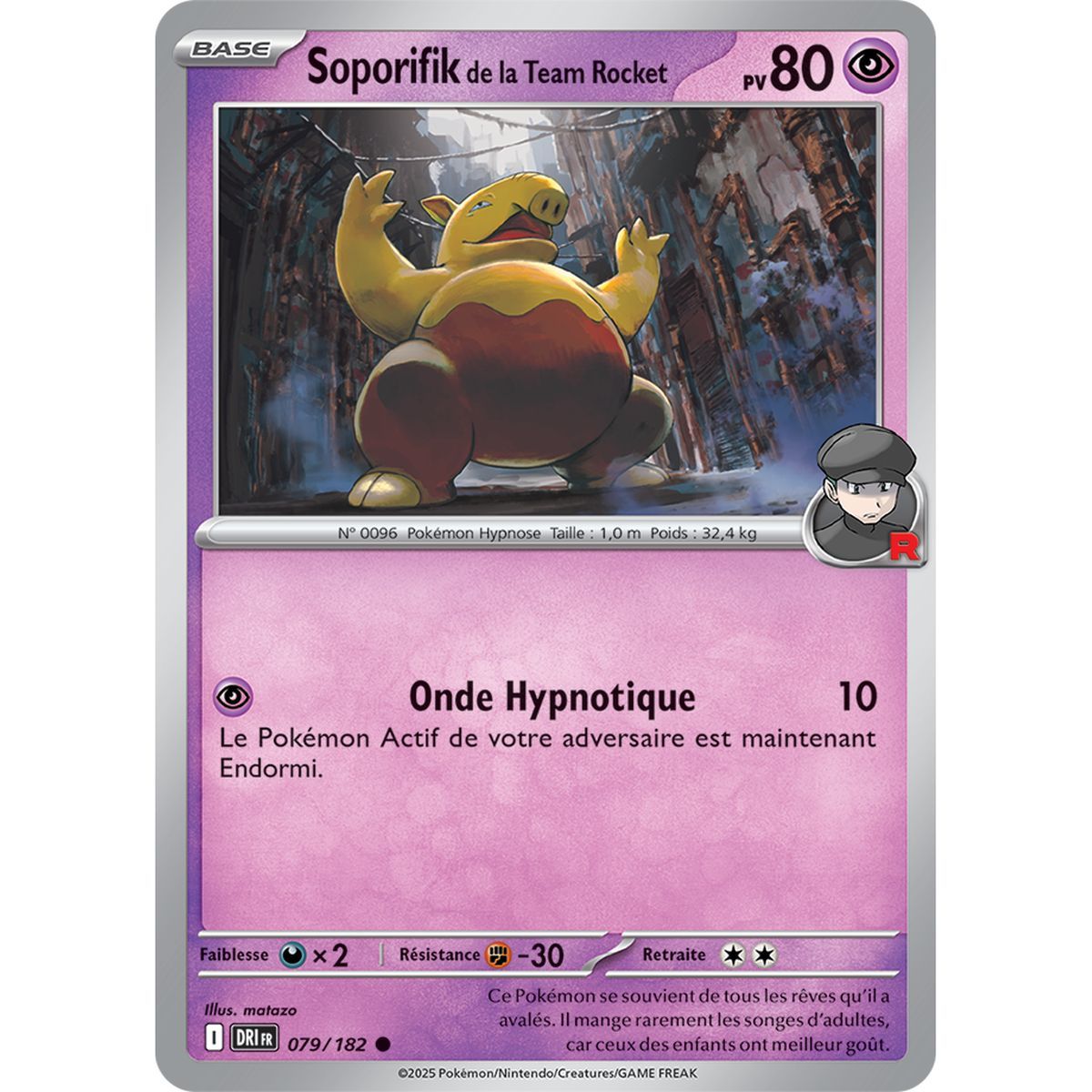 Item Soporifik de la Team Rocket - Commune 79/182 - Ecarlate et Violet 10 Rivalités Destinées