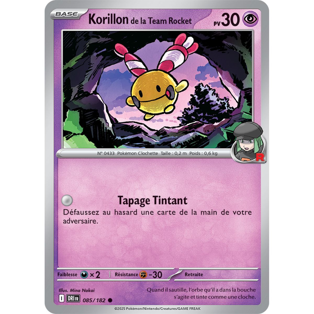 Korillon de la Team Rocket - Reverse 85/182 - Ecarlate et Violet 10 Rivalités Destinées