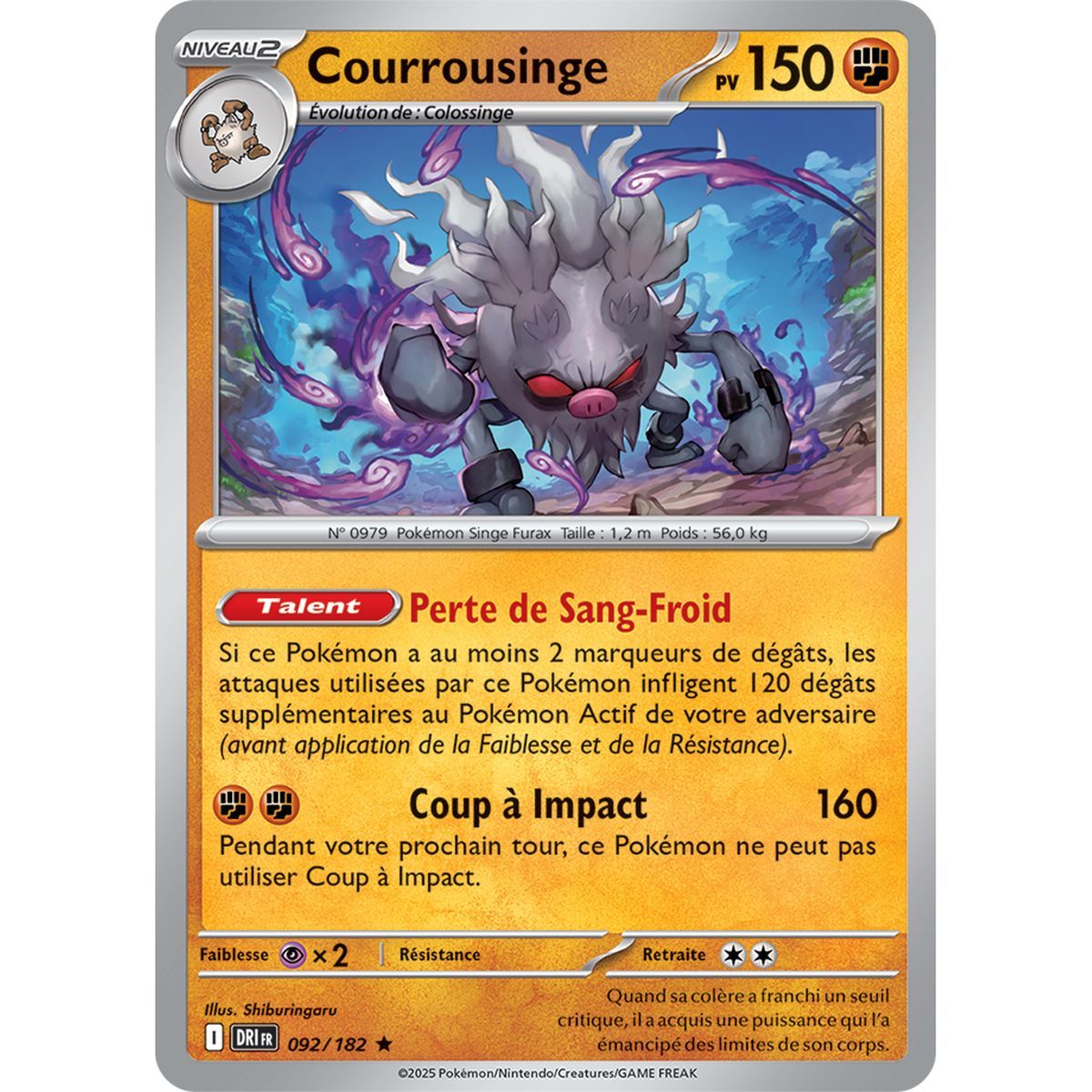 Courrousinge - Reverse 92/182 - Ecarlate et Violet 10 Rivalités Destinées