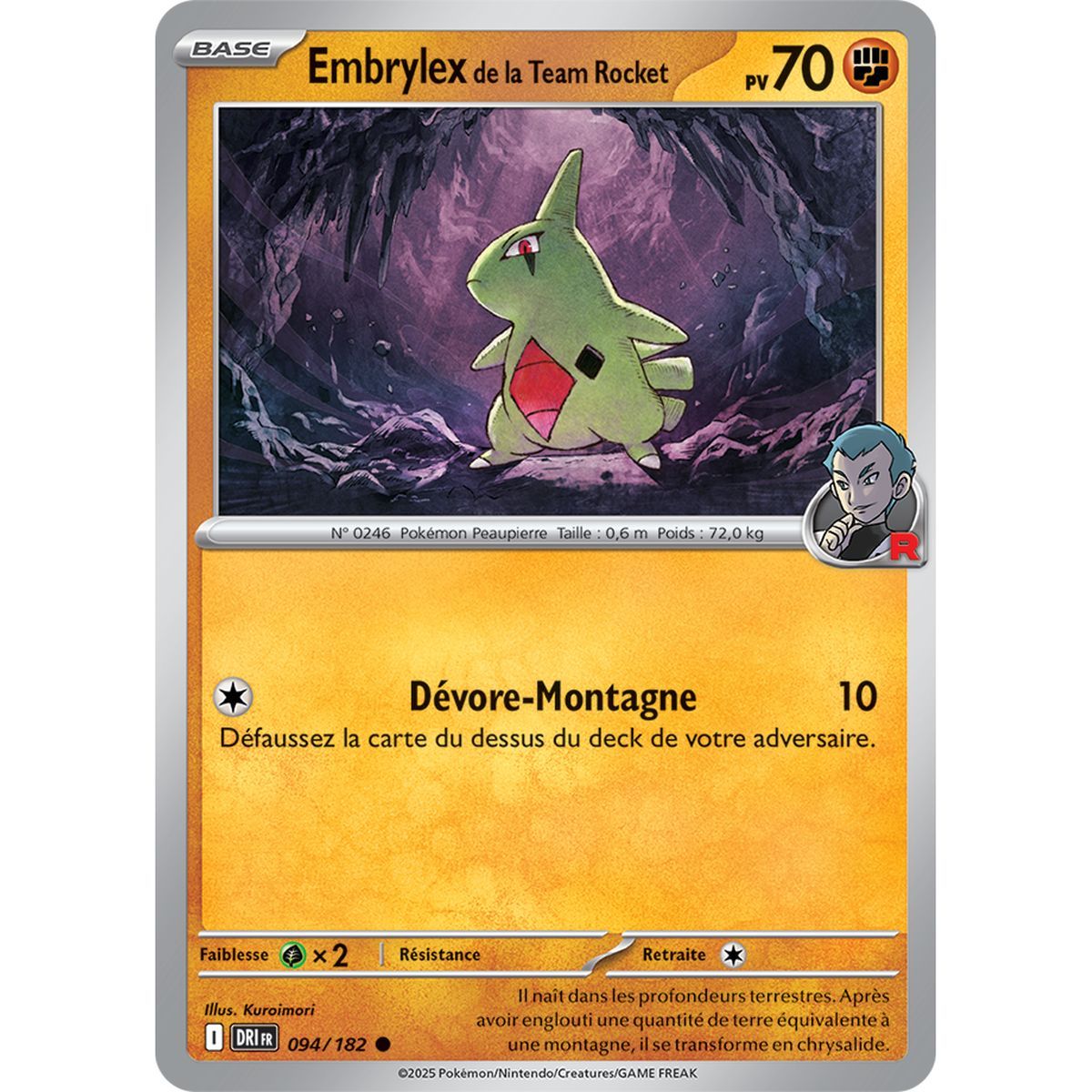 Item Embrylex de la Team Rocket - Commune 94/182 - Ecarlate et Violet 10 Rivalités Destinées