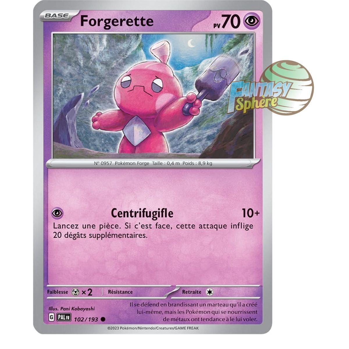 Item Forgerette - Commune 102/193 - Ecarlate et Violet Evolution à Paldea