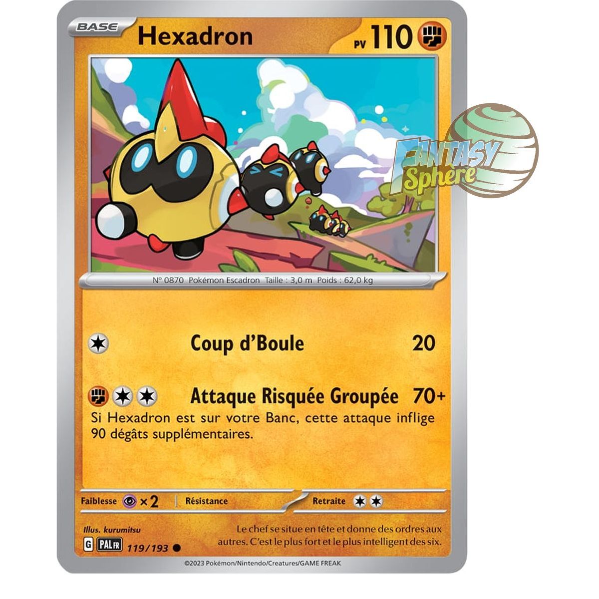 Item Hexadron - Commune 119/193 - Ecarlate et Violet Evolution à Paldea