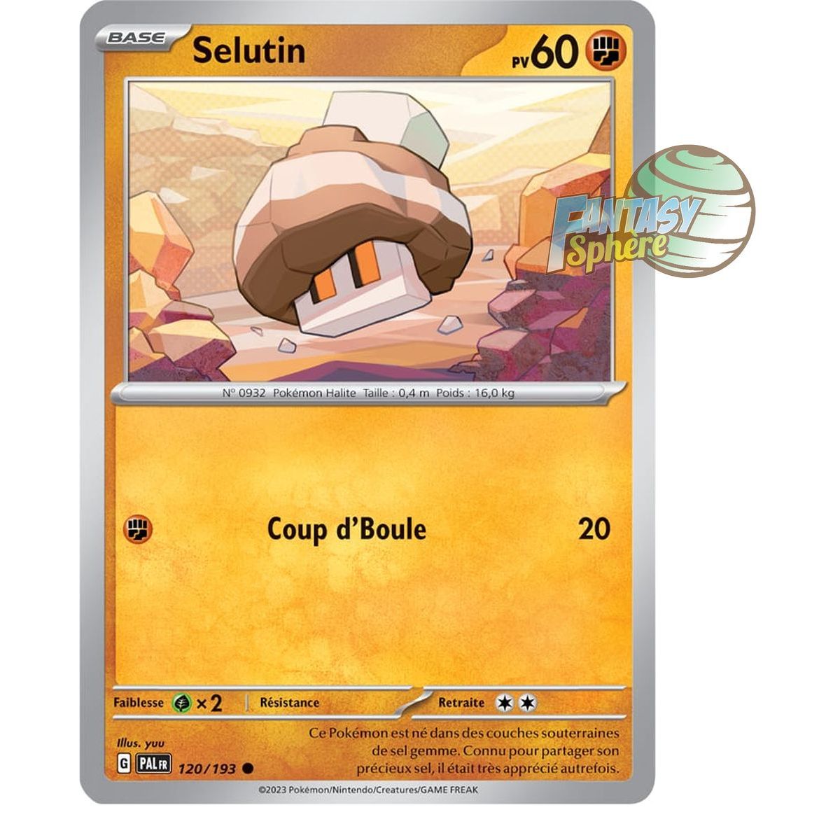 Item Selutin - Commune 120/193 - Ecarlate et Violet Evolution à Paldea