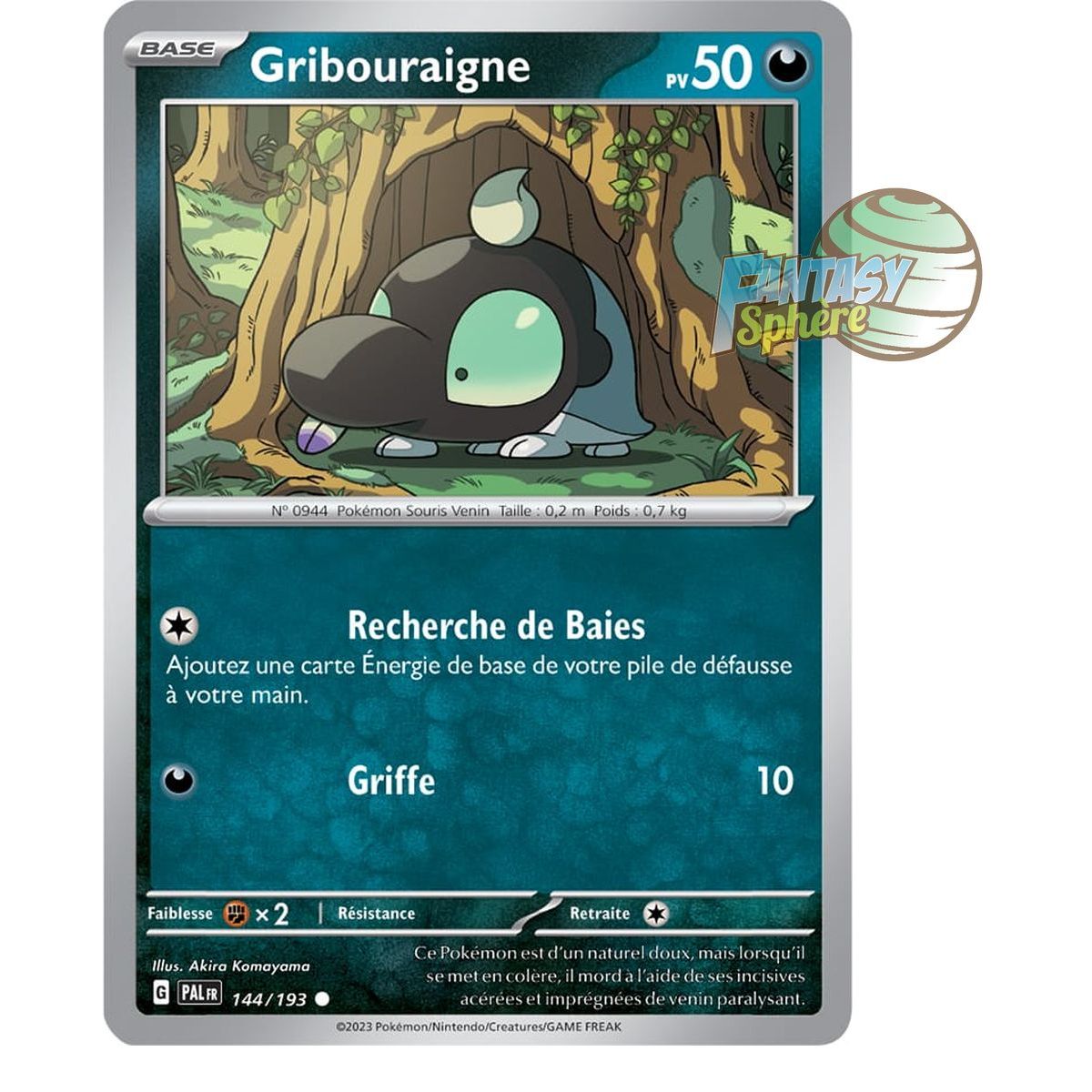 Item Gribouraigne - Commune 144/193 - Ecarlate et Violet Evolution à Paldea