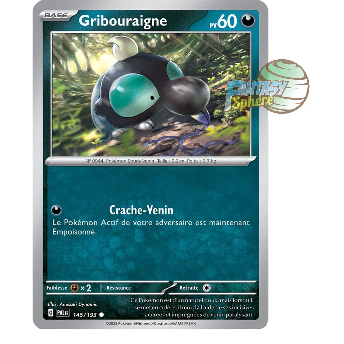 Item Gribouraigne - Commune 145/193 - Ecarlate et Violet Evolution à Paldea