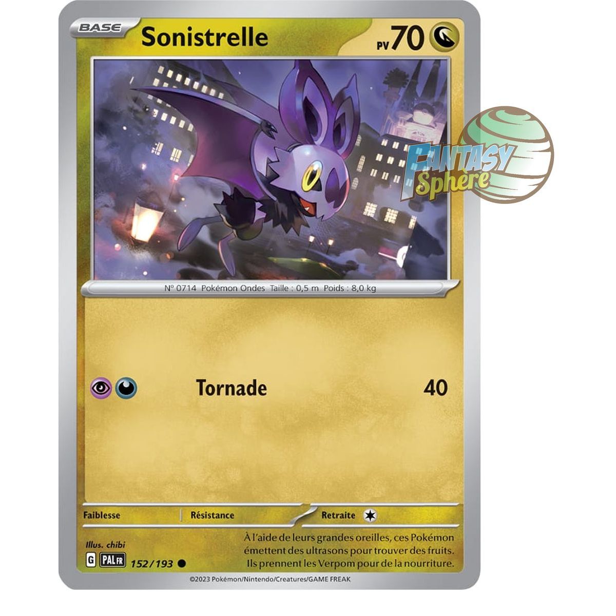 Item Sonistrelle - Commune 152/193 - Ecarlate et Violet Evolution à Paldea