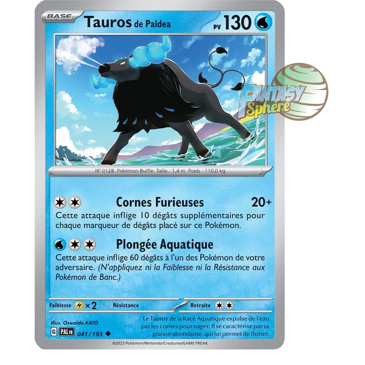 Tauros de Paldea - Peu Commune 41/193 - Ecarlate et Violet Evolution à Paldea