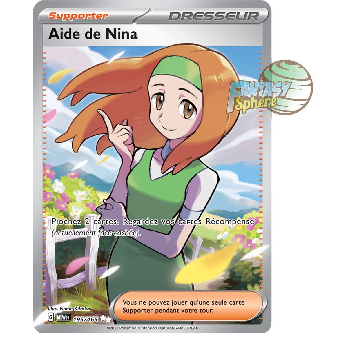 Aide de Nina - Ultra Rare 195/165 - Ecarlate et Violet 151