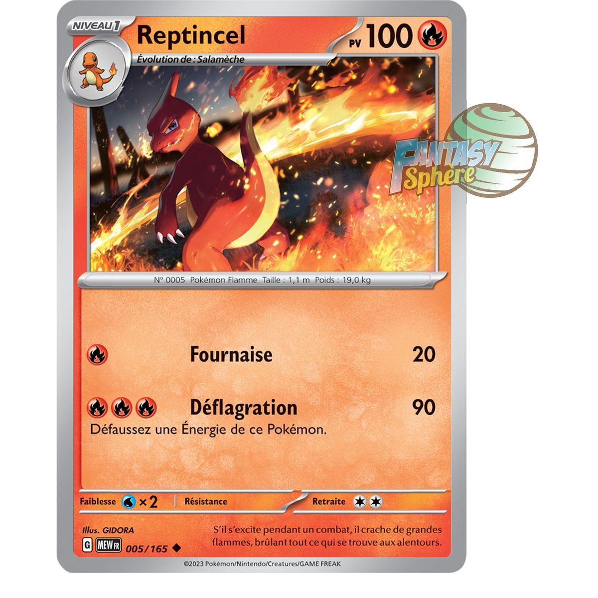Reptincel - Reverse 5/165 - Ecarlate et Violet 151