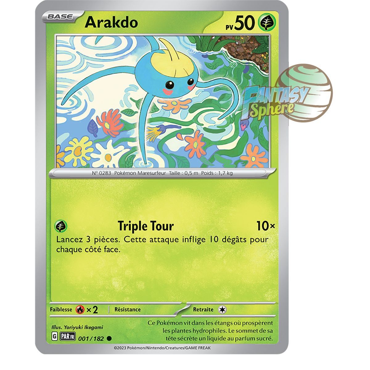 Item Arakdo - Reverse 1/182 - Ecarlate et Violet Faille Paradoxe
