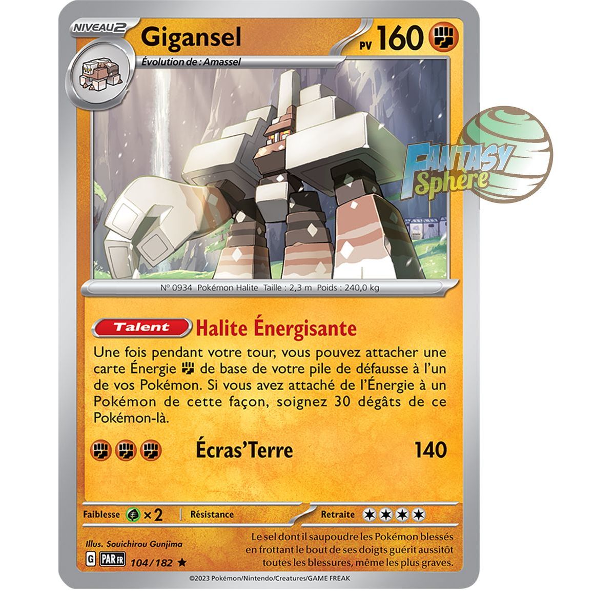 Gigansel - Reverse 104/182 - Ecarlate et Violet Faille Paradoxe