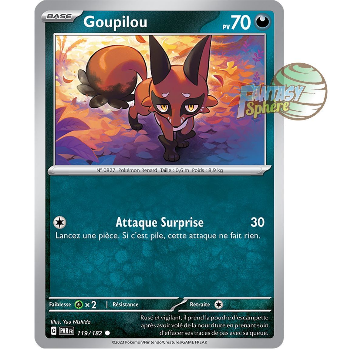 Item Goupilou - Reverse 119/182 - Ecarlate et Violet Faille Paradoxe