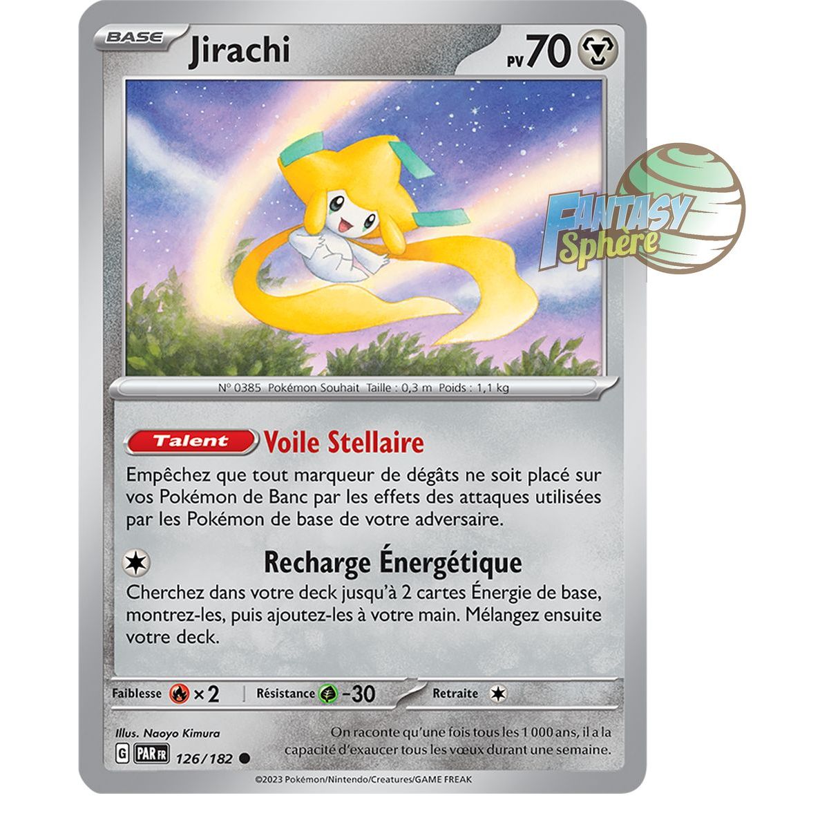 Jirachi - Commune 126/182 - Ecarlate et Violet Faille Paradoxe