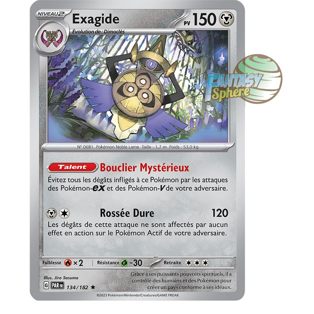 Exagide - Holo Rare 134/182 - Ecarlate et Violet Faille Paradoxe