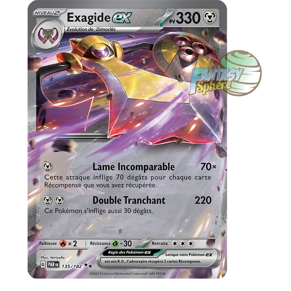 Exagide EX - Double Rare 135/182 - Ecarlate et Violet Faille Paradoxe