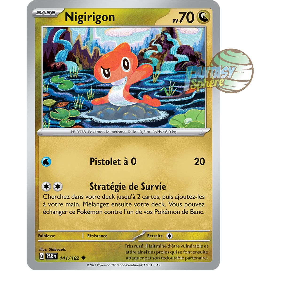 Nigirigon - Reverse 141/182 - Ecarlate et Violet Faille Paradoxe