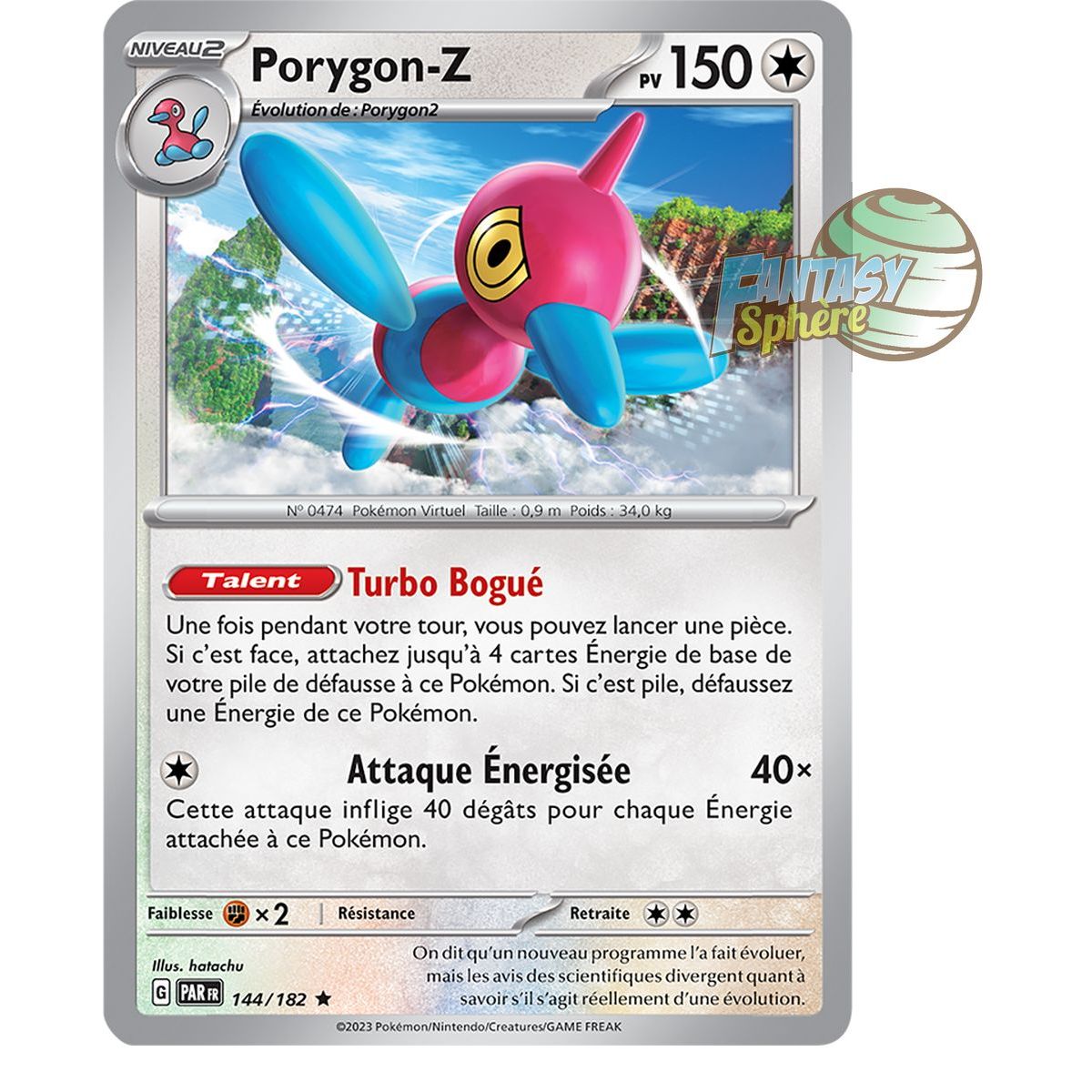 Porygon-Z - Reverse 144/182 - Ecarlate et Violet Faille Paradoxe