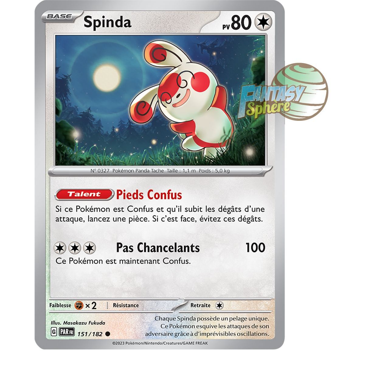 Spinda - Reverse 151/182 - Ecarlate et Violet Faille Paradoxe