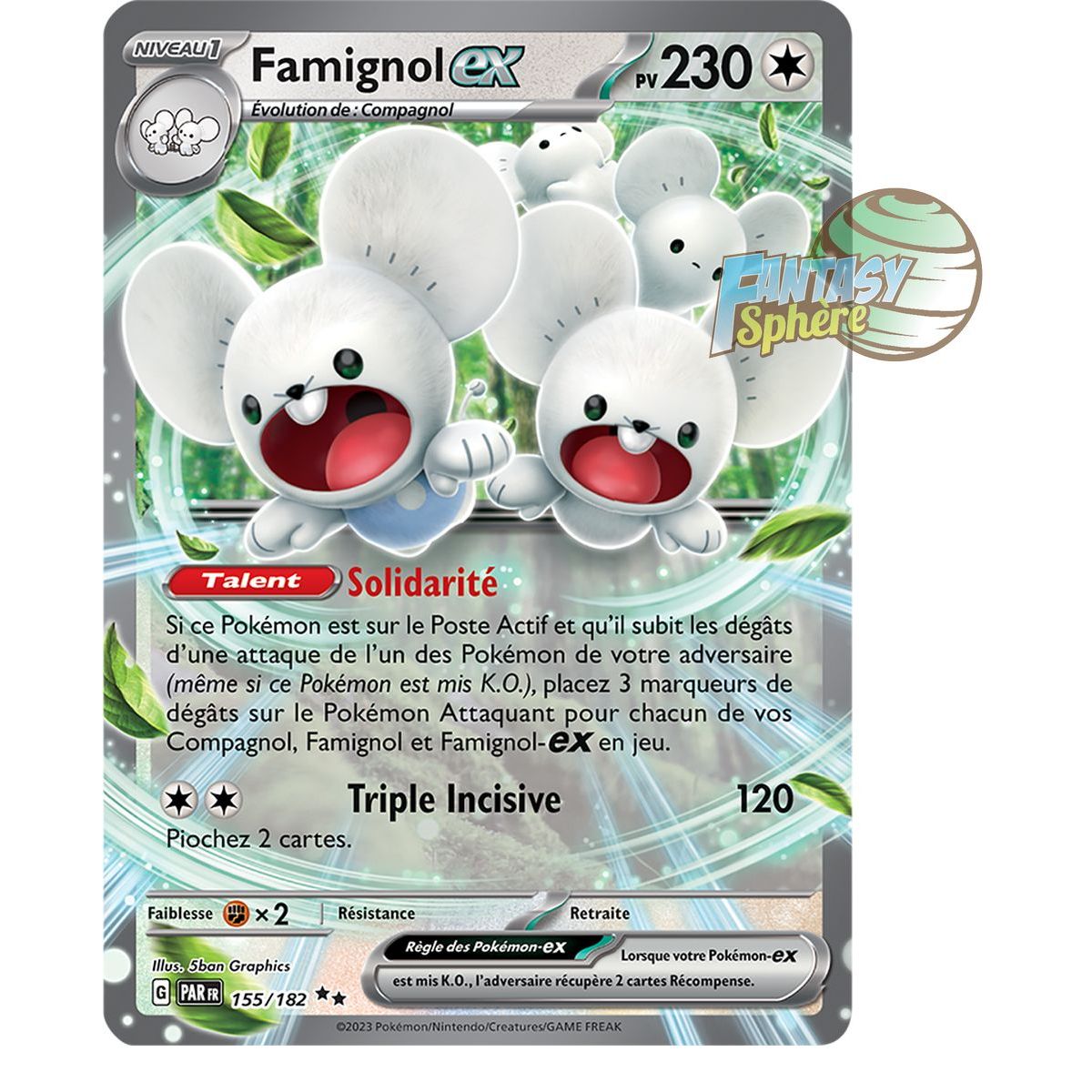 Famignol EX - Double Rare 155/182 - Ecarlate et Violet Faille Paradoxe