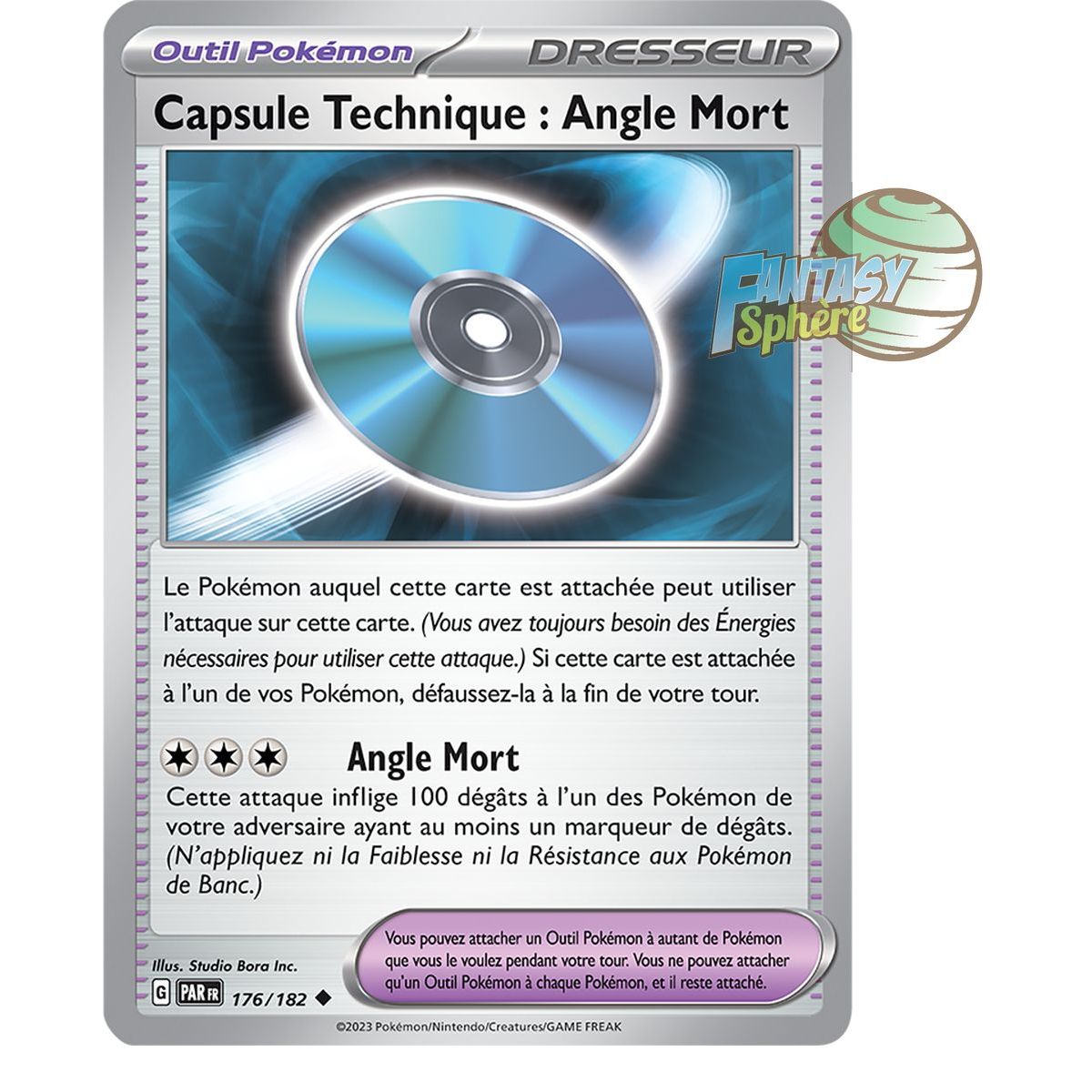 Item Capsule Technique : Angle Mort - Peu Commune 176/182 - Ecarlate et Violet Faille Paradoxe